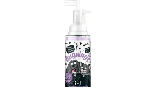 BugaLugs 2 in 1 Lavender & Chamomile Detangling Foam Comb for Dogs & Cats Успокояваща Пяна за Разресване 2в1 с Гребен 150ml - 4