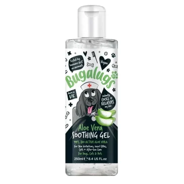 BugaLugs Aloe Vera Soothing Gel for Pets Успокояващ Гел с Алое Вера за кучета и котки 250ml